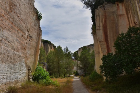 Pedrera de Santa Ponça quarry path